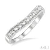 .25CTRDDM 'V' BAND-MILLG WG 14K@11-H*